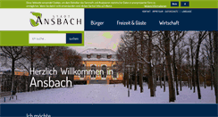Desktop Screenshot of ansbach.de