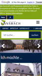 Mobile Screenshot of ansbach.de