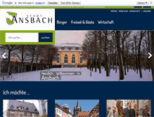 Tablet Screenshot of ansbach.de